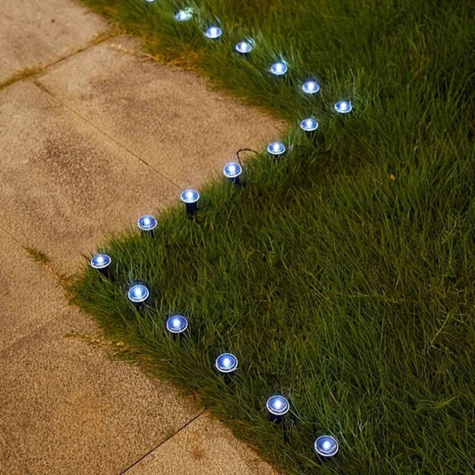 15-Pack Solar Garden Path Lights for Outdoor Illumination-Orizon Depot