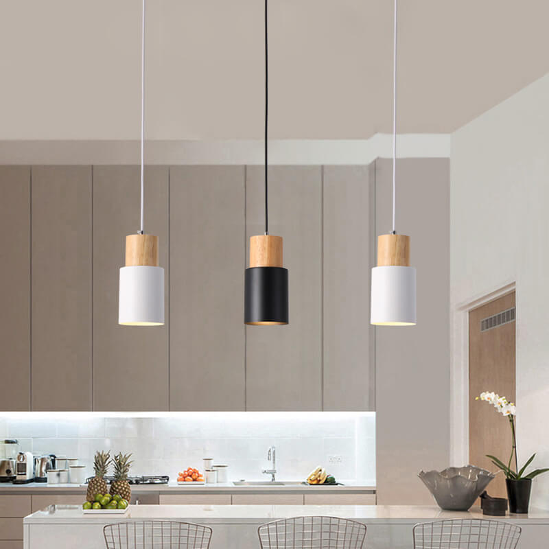 Nordic Macaron Tubular Aluminum 1-Light Single LED Pendant Lamp-Orizon Depot