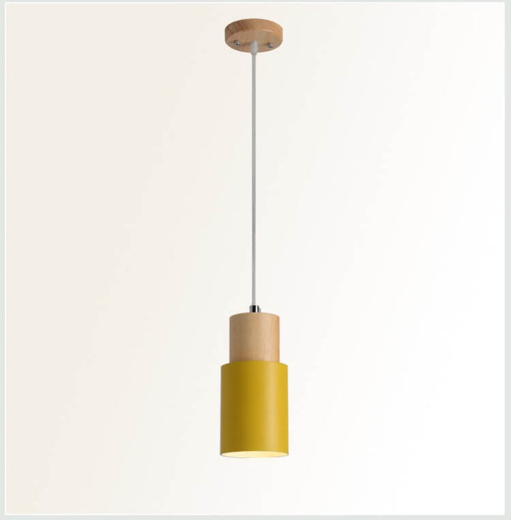 Nordic Macaron Tubular Aluminum 1-Light Single LED Pendant Lamp-Orizon Depot