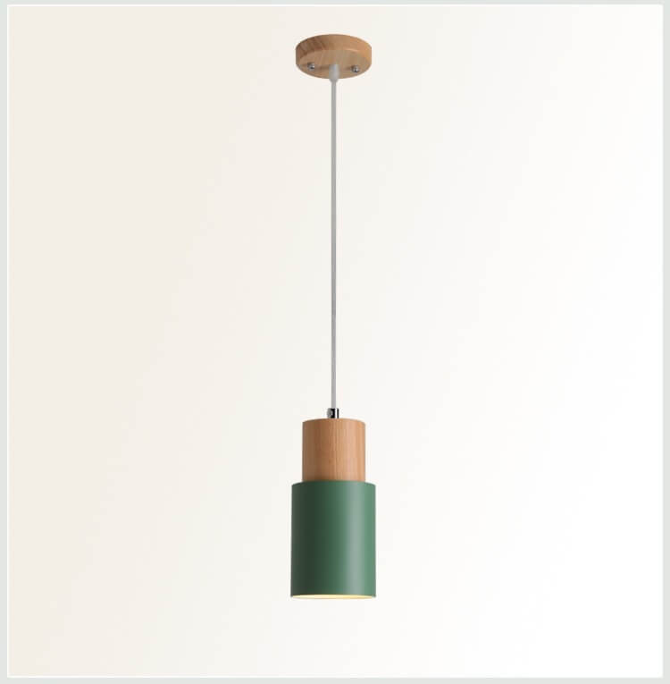 Nordic Macaron Tubular Aluminum 1-Light Single LED Pendant Lamp-Orizon Depot