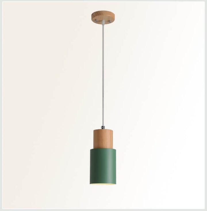 Nordic Macaron Tubular Aluminum 1-Light Single LED Pendant Lamp-Orizon Depot