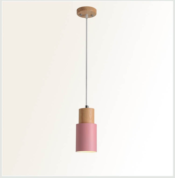 Nordic Macaron Tubular Aluminum 1-Light Single LED Pendant Lamp-Orizon Depot