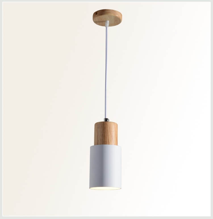 Nordic Macaron Tubular Aluminum 1-Light Single LED Pendant Lamp-Orizon Depot