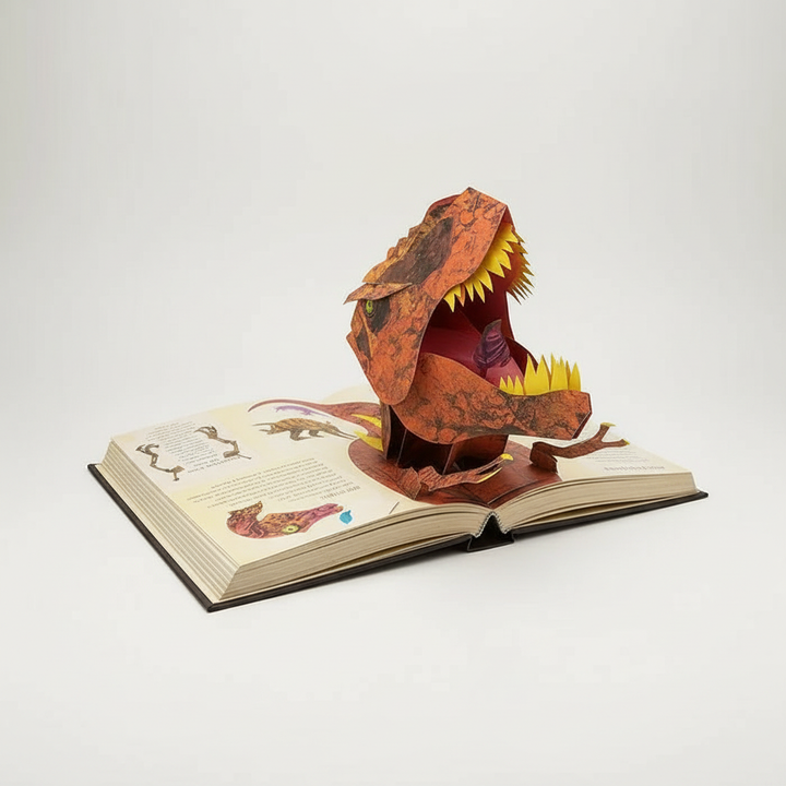 3D Pop-up Dinosaur Book for Kids - Interactive Learning Fun-Orizon Depot