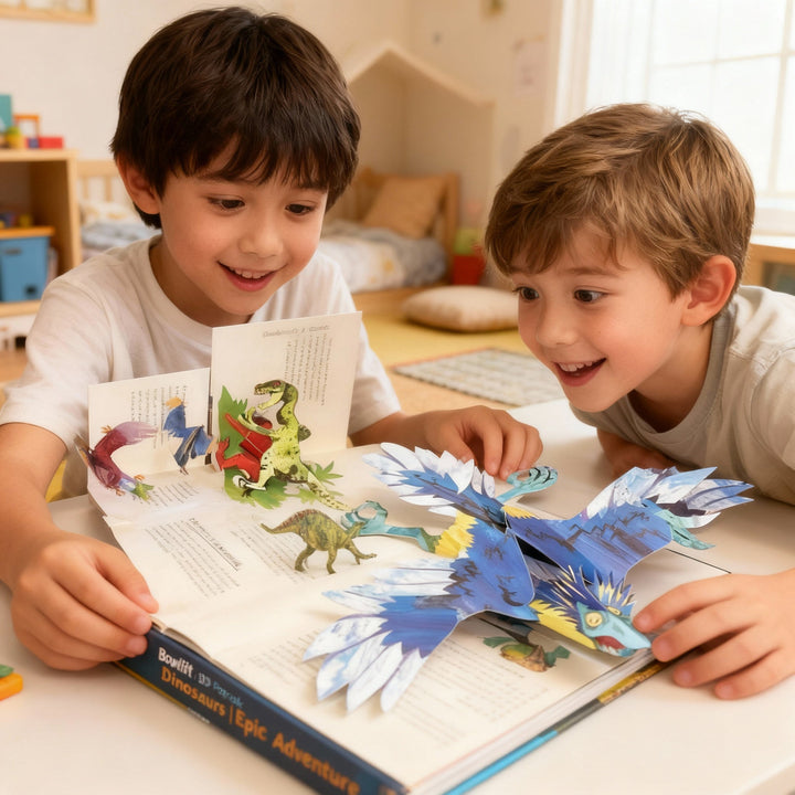 3D Pop-up Dinosaur Book for Kids - Interactive Learning Fun-Orizon Depot