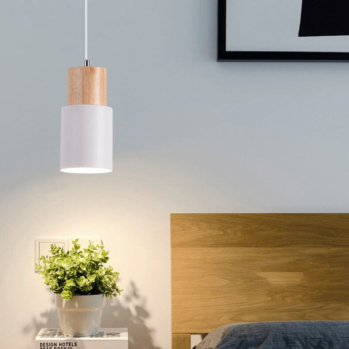 Nordic Macaron Tubular Aluminum 1-Light Single LED Pendant Lamp-Orizon Depot