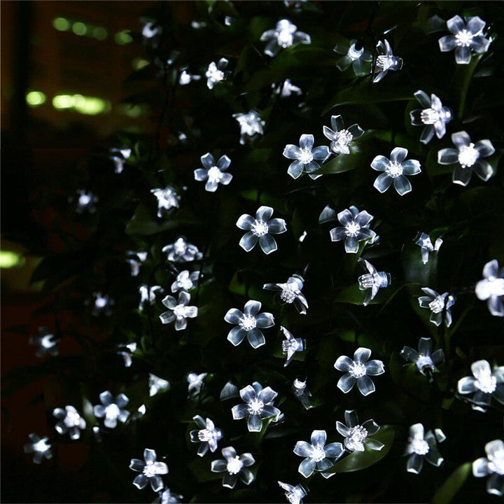 LED Solar Sakura String Lights Waterproof Outdoor Fairy Flower Lamp-Orizon Depot