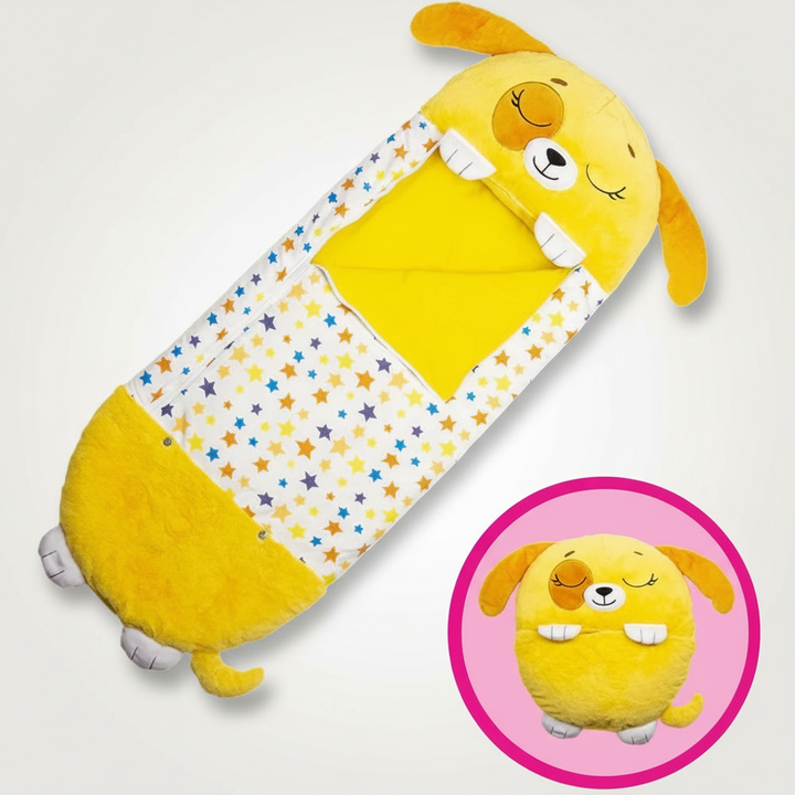 Animal-Shaped Foldable Kids' Sleeping Bag for Cozy Sleepovers-Orizon Depot