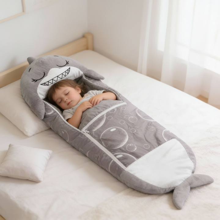 Animal-Shaped Foldable Kids' Sleeping Bag for Cozy Sleepovers-Orizon Depot