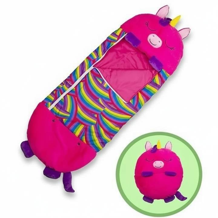 Animal-Shaped Foldable Kids' Sleeping Bag for Cozy Sleepovers-Orizon Depot