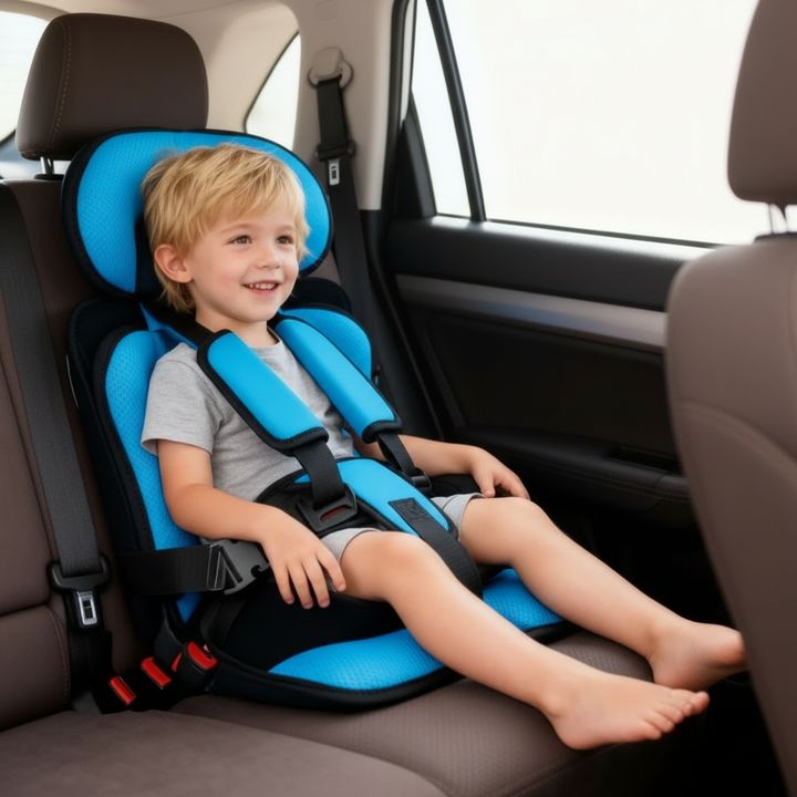 Portable Foldable Child Car Booster Seat for Travel Safety-Orizon Depot