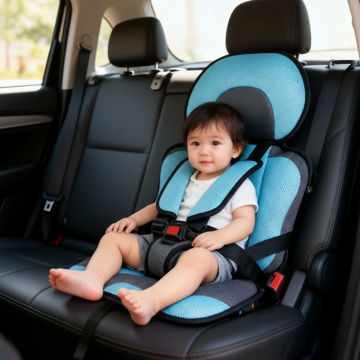 Portable Foldable Child Car Booster Seat for Travel Safety-Orizon Depot