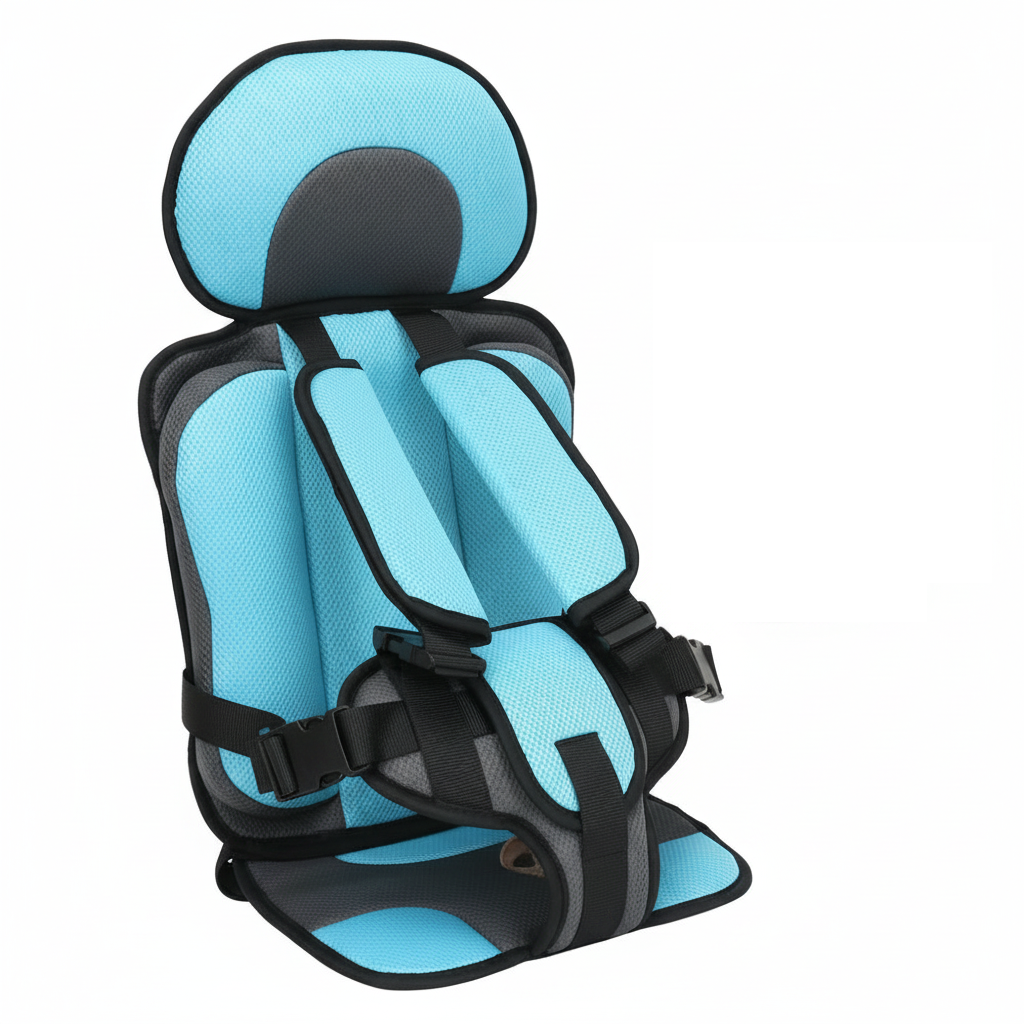 Portable Foldable Child Car Booster Seat for Travel Safety-Orizon Depot