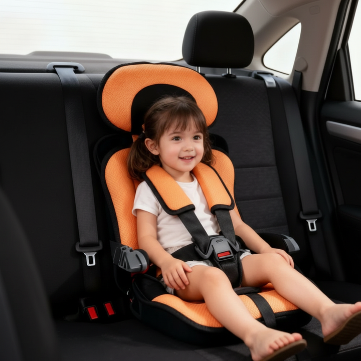 Portable Foldable Child Car Booster Seat for Travel Safety-Orizon Depot