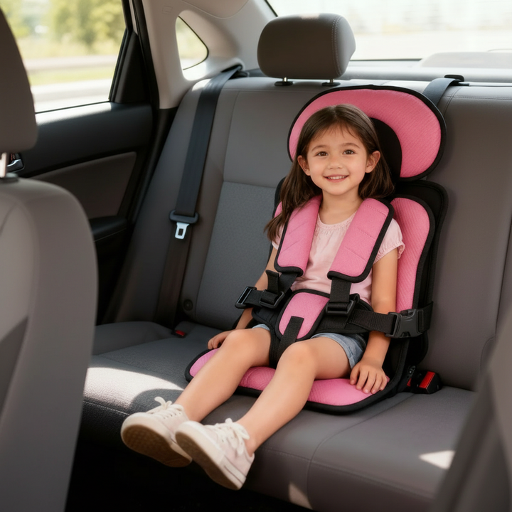 Portable Foldable Child Car Booster Seat for Travel Safety-Orizon Depot