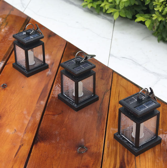 Solar Retro Candle Lantern LED Outdoor Hanging Lamp-Orizon Depot