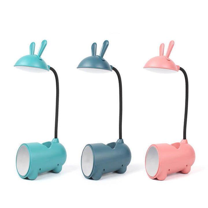 Cartoon Rabbit LED Touch USB Desk Lamp and Pen Holder-Orizon Depot