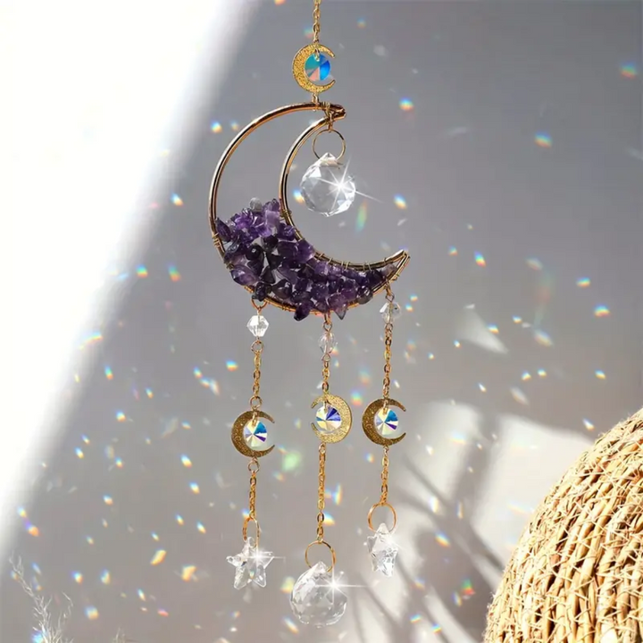 Moon Crystal Sun Catcher - Stunning Home Decor for Natural Light-Orizon Depot