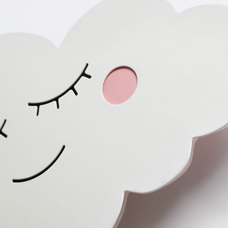 Contemporary Modern Creative Cartoon Smiley Cloud Iron Acrylic Shade LED Kids Wall Sconce Lamp-Orizon Depot
