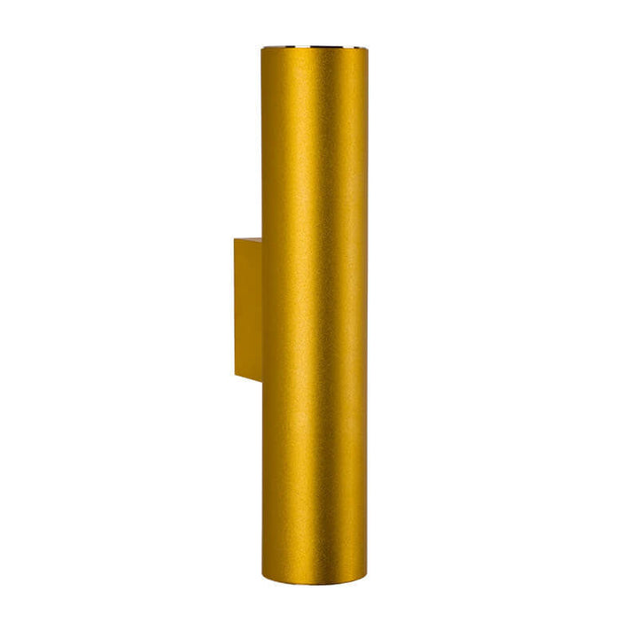 Minimalist Aluminum Cylindrical 2-Light Wall Sconce Lamp-Orizon Depot