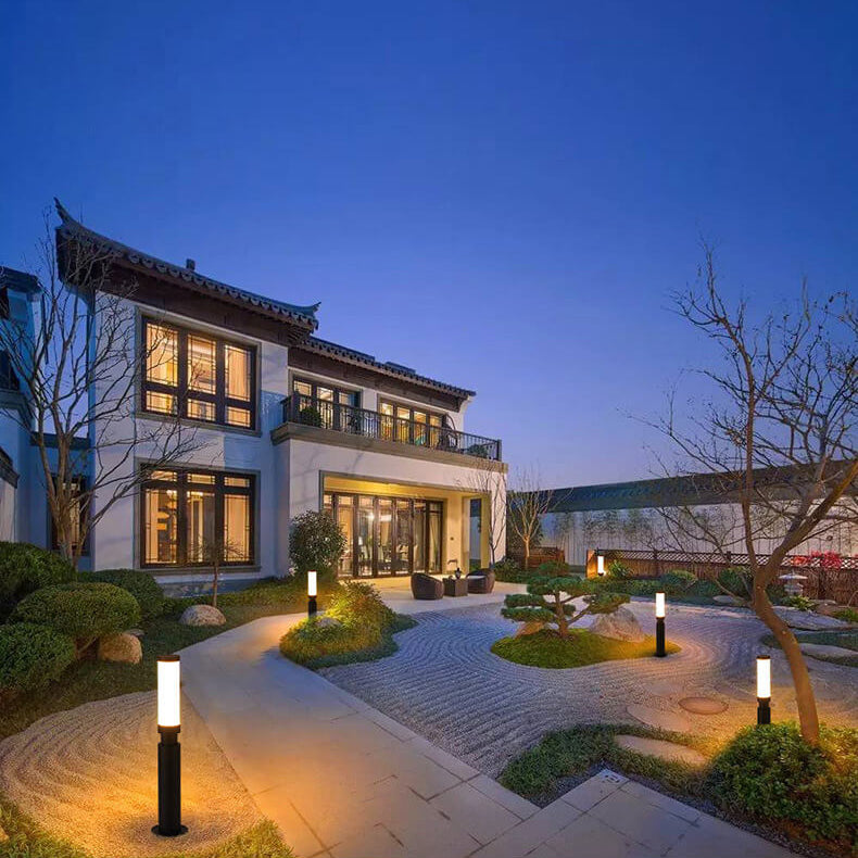 Modern Acrylic LED Lawn Lamp Creative Lipstick-Outdoor Waterproof Design-Orizon Depot