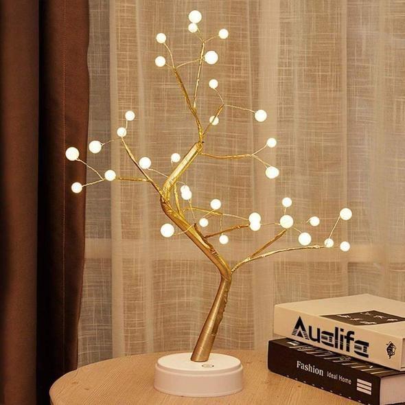 Sparkly Night Light - Spirit Tree Design for Kids' Rooms-Orizon Depot