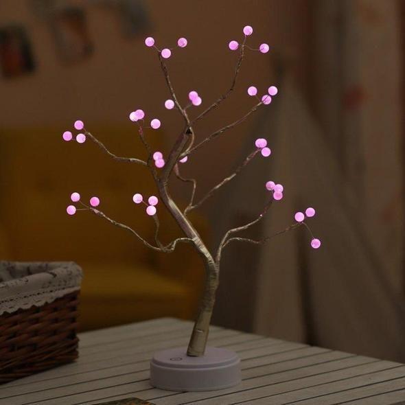 Sparkly Night Light - Spirit Tree Design for Kids' Rooms-Orizon Depot