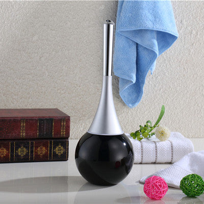 Organic Modern Stainless Steel Toilet Brush for Effortless Cleaning-Orizon Depot