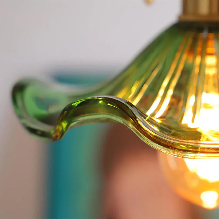 Retro Vintage Floral Hibiscus Hanging Lamp-Orizon Depot