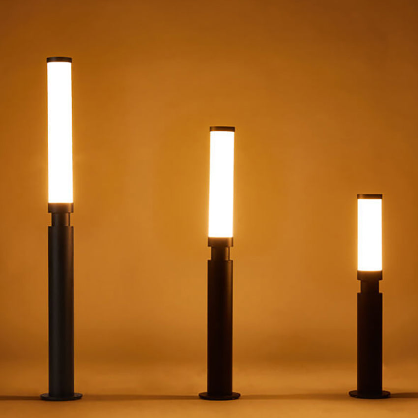 Modern Acrylic LED Lawn Lamp Creative Lipstick-Outdoor Waterproof Design