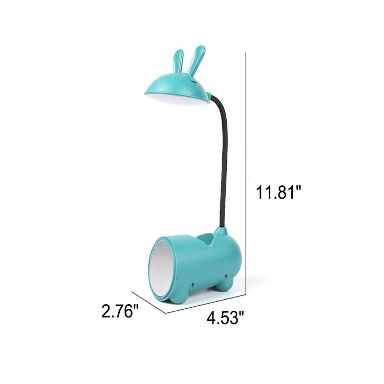 Cartoon Rabbit LED Touch USB Desk Lamp and Pen Holder-Orizon Depot