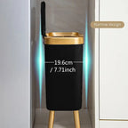 15L Stylish Odour-Sealing Trash Can with Elevated Legs | Modern Waste Bin for Kitchen, Living Room & Bathroom-Orizon Depot