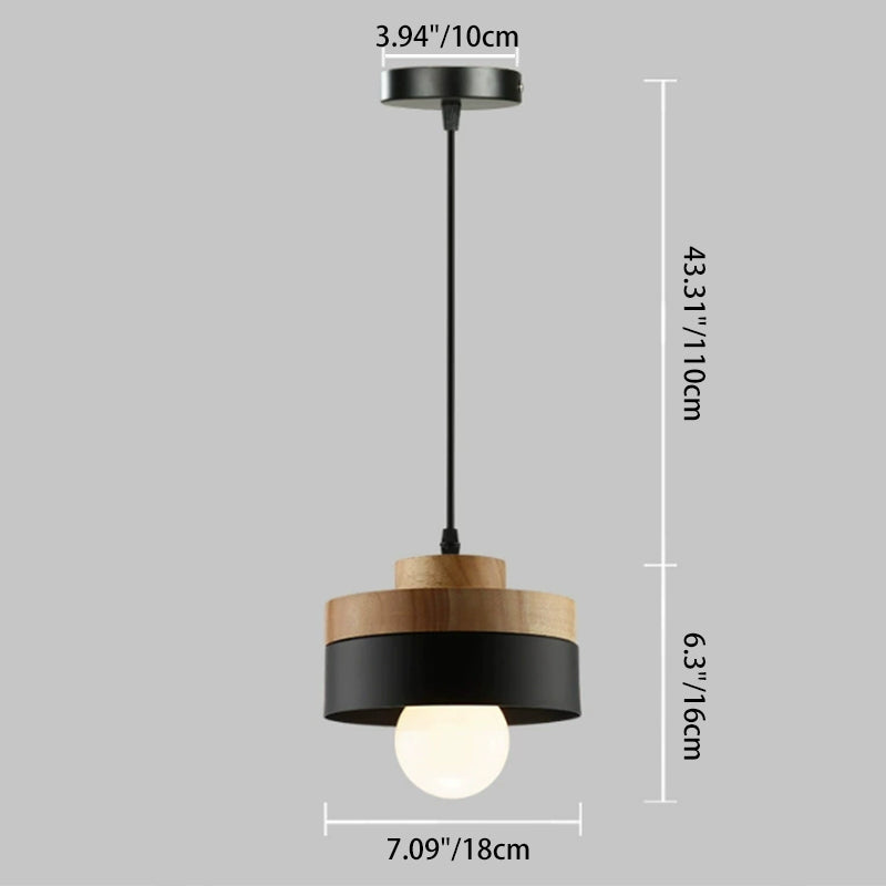 Nordic Round Pendant Lamp for Minimalist Interiors-Orizon Depot