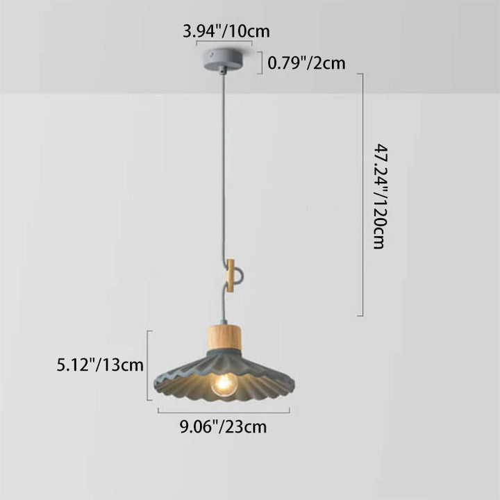 Modern Macaron Cement Pendant Lamp for Living Room-Orizon Depot