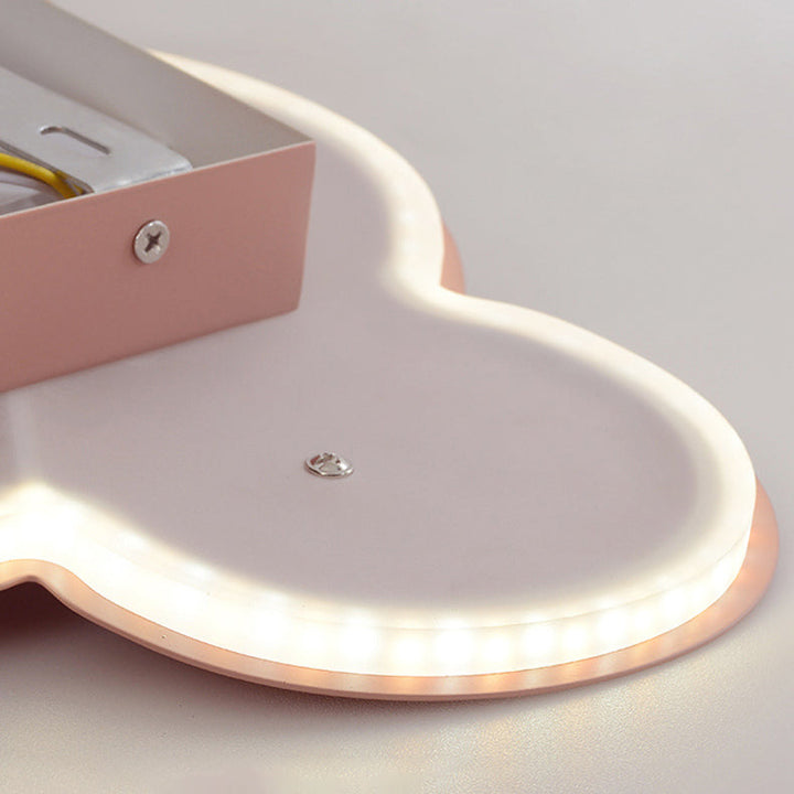 Contemporary Modern Creative Cartoon Smiley Cloud Iron Acrylic Shade LED Kids Wall Sconce Lamp-Orizon Depot
