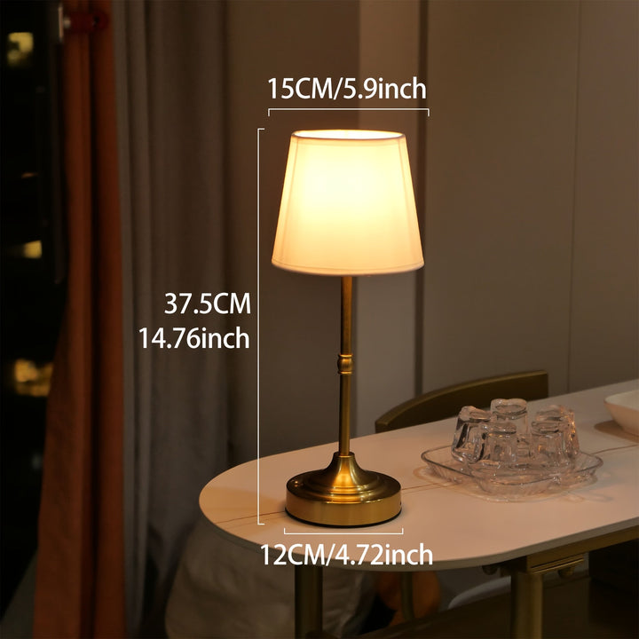 Dimmable Cordless USB Rechargeable Table Lamp