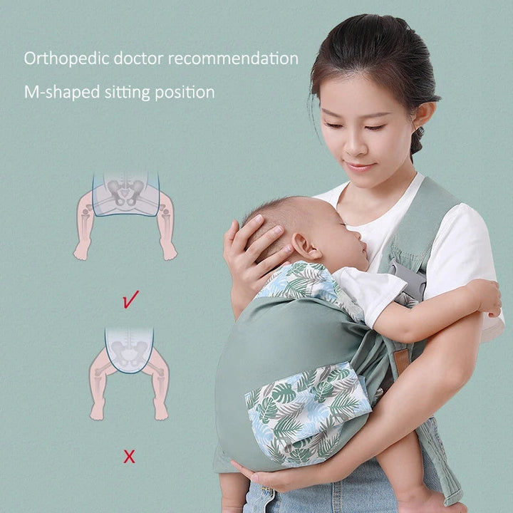 Baby Sling Carrier for Comfortable and Secure Babywearing-Orizon Depot