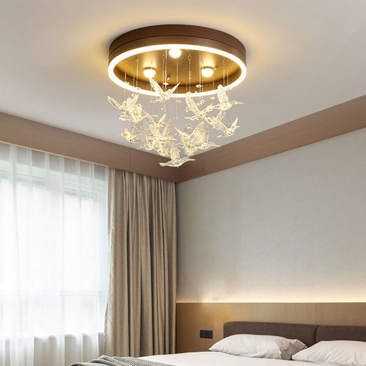 Modern Creative Cartoon Bird Ceiling Lamp-Orizon Depot
