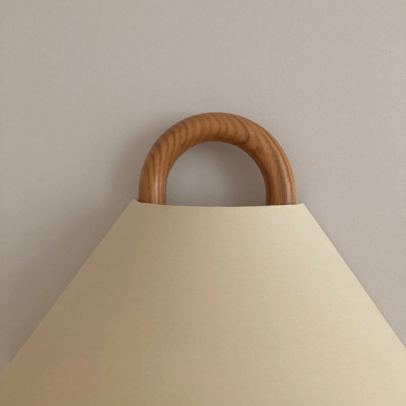 Modern Original Wooden Pleated Semi-Circle 1-Light Wall Sconce Lamp-Orizon Depot