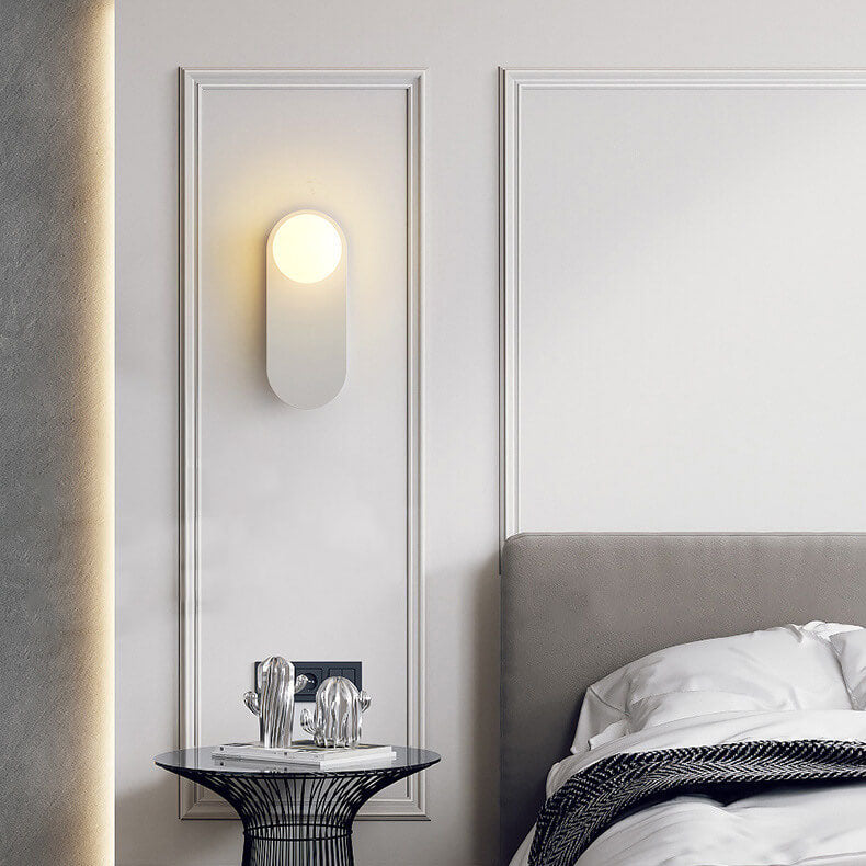 Nordic Style Glass Ring Base 1-Light Wall Sconce Lamp