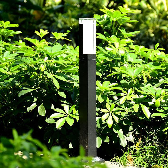 Modern Acrylic LED Column Lawn Light – Waterproof Outdoor Garden Lamp-Orizon Depot