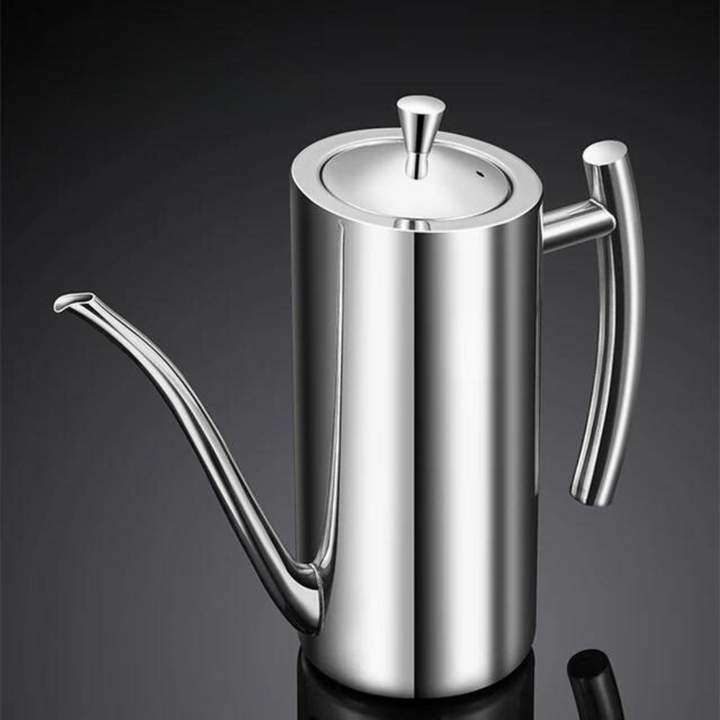 Stainless Steel Oil Container for Easy Storage and Dispensing-Orizon Depot