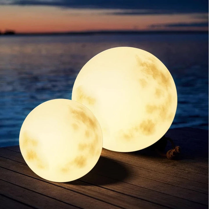 Moon-Shaped Garden Lamp for Enchanting Outdoor Lighting-Orizon Depot