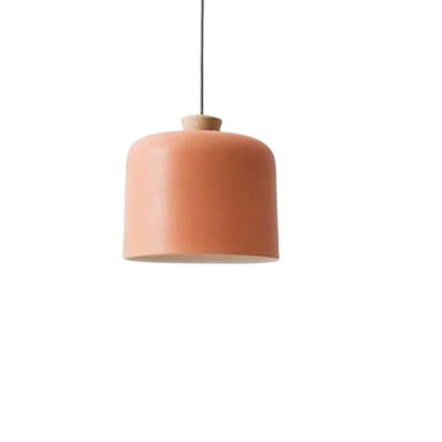 Modern Macaron Cylinder Style Aluminum 1-Light Pendant Lamp-Orizon Depot
