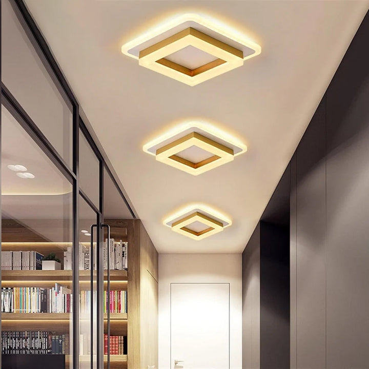 Modern Square LED Ceiling Light | Stylish Flush Mount Fixture