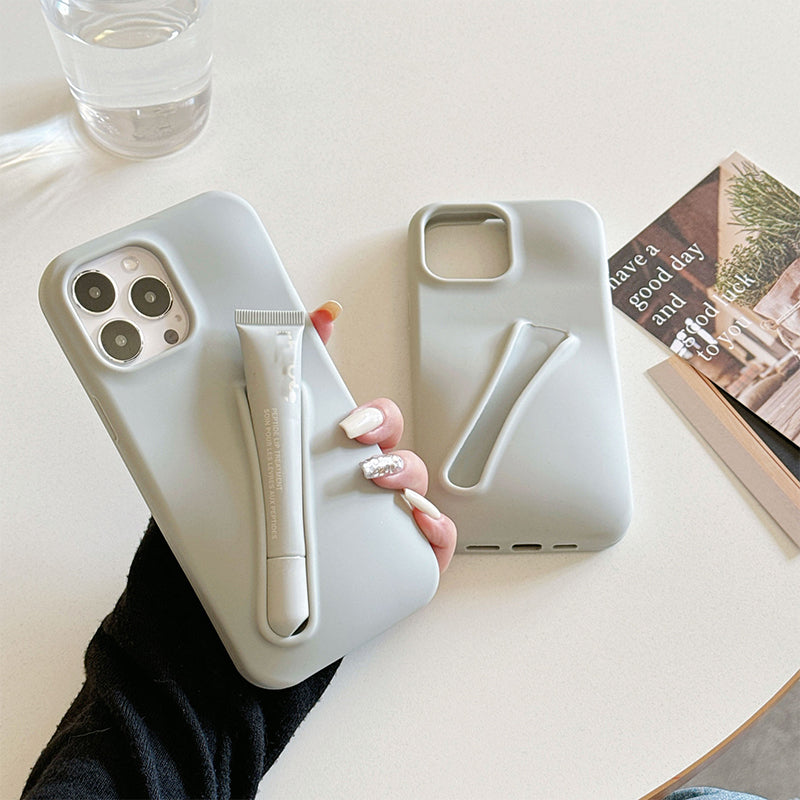 Lipstick Holder Phone Case for Convenient Makeup Storage-Orizon Depot