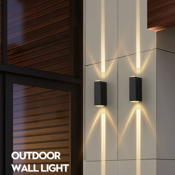 Modern Rectangular LED Outdoor Wall Sconce Light-Orizon Depot