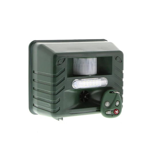 Ultrasonic Bird Repeller for Woodpeckers - Outdoor Pest Control Device