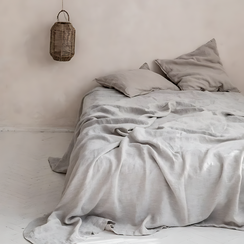 Classic Linen Bed Sheet Set for Comfortable Sleep-Orizon Depot
