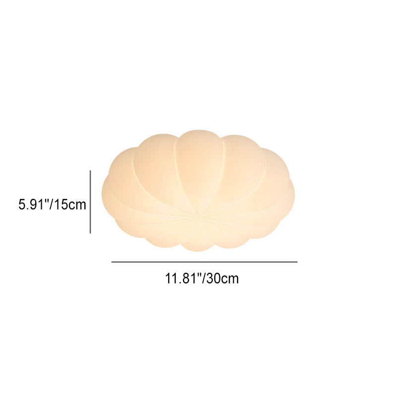 Nordic Kids Flower Design PE Shade LED Ceiling Light for Bedroom